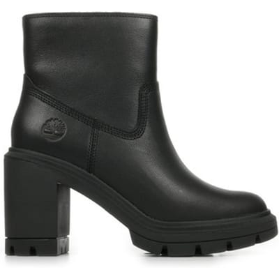 Timberland Allington Heights Mid Zip Up Boot Black Full Grain Maat: 39 | Laarzen Outlet | Dames | Zwart