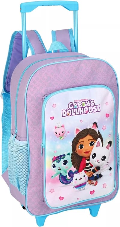 GABBY's Poppenhuis Doll House Trolley Rugzak School Tas Logeren 6-12 Jaar