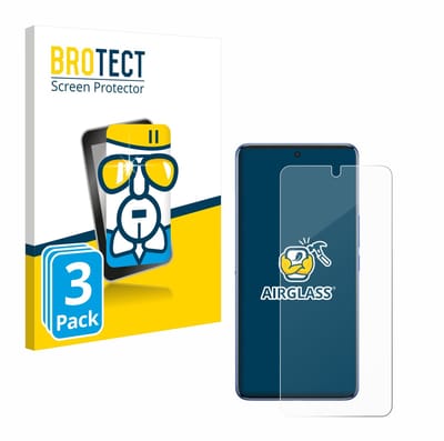 Screenprotector 3 Stuks voor Vivo V60 Beschermglas transparant
