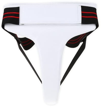 MTTProducts - Groin Protection - Vrouwen Jockstrap - Ideaal voor Taekwondo en Kickboxing - Wit - Crotch Protector - Bescherming voor Martial Arts - Ges...