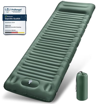 Dailygoods- Opblaasmatras 12 cm dik - Ultralicht - Waterdicht - Anti-ripstop - Camping - Slaapmat voor outdoor avontuur