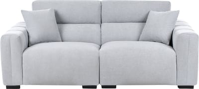 FAUSKAN - Driezitsbank - Lichtblauw - Polyester