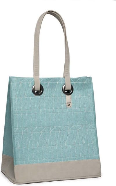 Cortina - Handtas Minsk azuur blauw vilt - Fietstas 30 liter