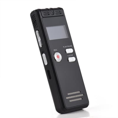 Digitale Voice Recorder Ruisonderdrukking Spraakgestuurde Audio Recorder met Afspelen Kleine Stem 8GB