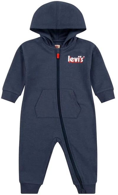 Levi´s ® Kids Poster Logo Play All Day Cover Set Blauw 18 Months Kinderen