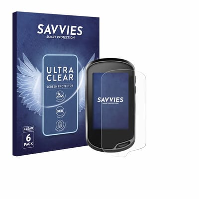 Savvies - Screenprotector voor Garmin Oregon 700 - Folie Beschermfolie transparant 6 Stuks