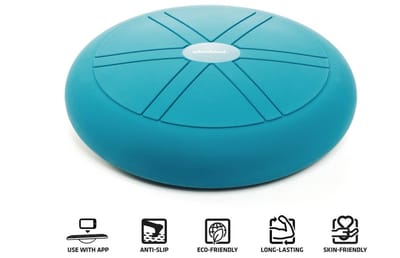 Plankpad AIRPAD - 35 cm wiebelkussens, orthopedisch balzitzkussen, luchtkussen voor actief zitten, coördinatie- en rugtraining, evenwichtskussen voor revalidatie Core-fitnesstraining, ideaal voor op kantoor en thuis