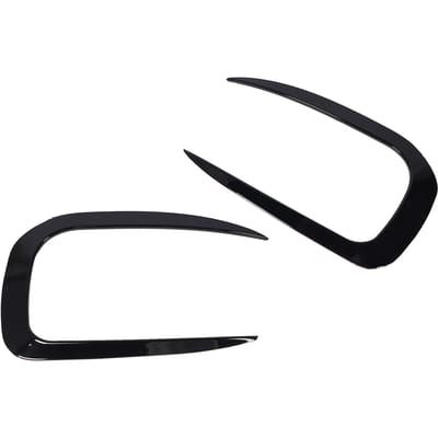 Voorbumper Mistlicht Spoiler Glans Zwart Sportieve Stijl Auto Voorbumper Splitter Luchtinlaat Sierlijst voor black