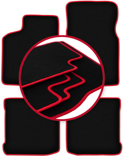 CARLUX-RED automatten voor: Seat Ibiza II hatchback (1993-2001)