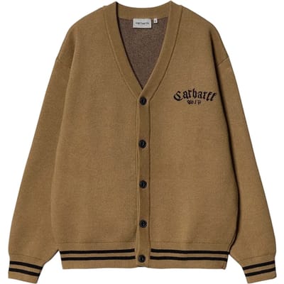 Carhartt Wip Onyx Cardigan Jas Bruin