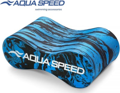 Aqua Speed SWIRL Pull Buoy - Optimaliseer je Bovenlichaam training tijdens het Zwemmen - Blauw