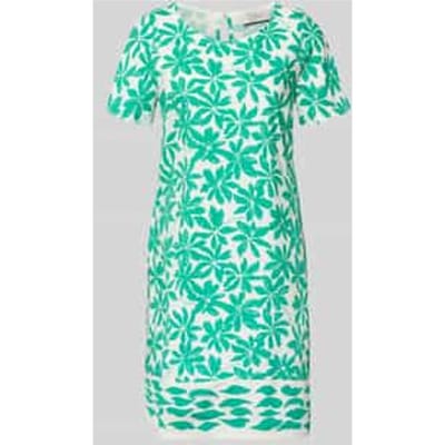 relaxed fit jurk met floraal all-over print
