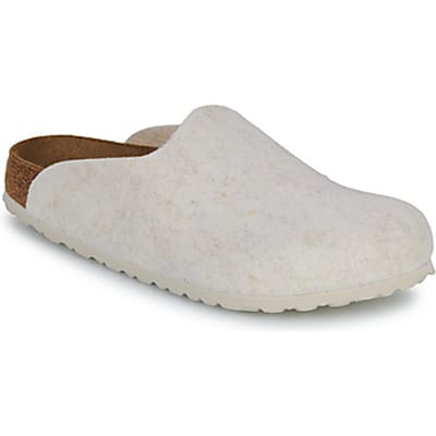 Birkenstock - AMSTERDAM WOOL FELT - Dames pantoffels - Kleur: Wit/beige - Maat: 39