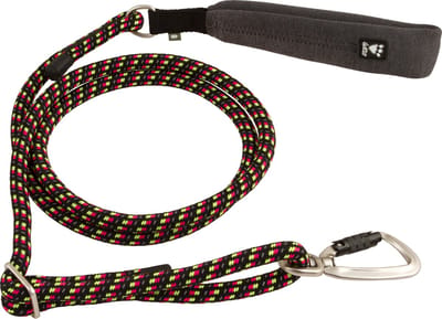 Hurtta Verstelbare touwriem Eco - Neon Licorice - 1.1/120-180 cm