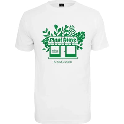 Mister Tee - Plant Store Unisex T-shirt - S - Wit