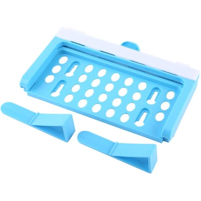 1 ST Opvouwbaar Plastic Vuilniszakrek Hangende Afval Opberg Houder Keukengadgets wit