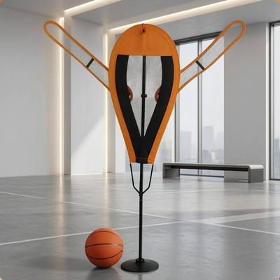 Verstelbare Basketbal Verdedigingspop Verplaatsbare Armen Basketbal Verdediger Pop Sport Trainingsapparatuur Duurzaam white