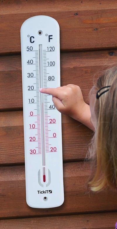 Indoor/Outdoor Thermometer - Nauwkeurig en Groot