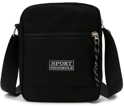 Livano Schoudertas - Dames - Heren - Crossbodytassen - Slingbag - Bag - Nektas - Nektasje - Messenger - Crossbody - Zwart