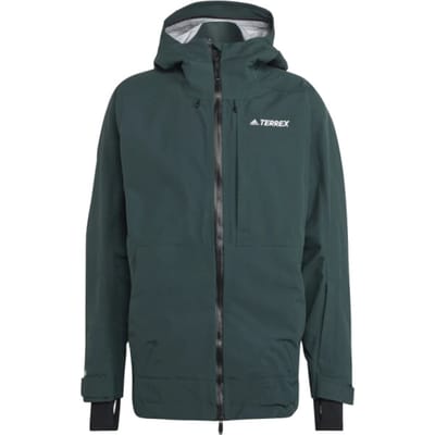 Adidas Terrex 3-Layer Ski- en snowboardjas heren Donkergroen M
