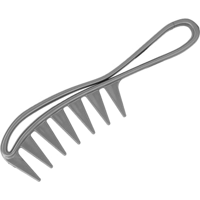 Professionele Kam met Brede Tanden Ontwarborstel Antistatische Kam voor het Ontwarren van Haar Salon Styling Kam(Grijs ) grijze kleur