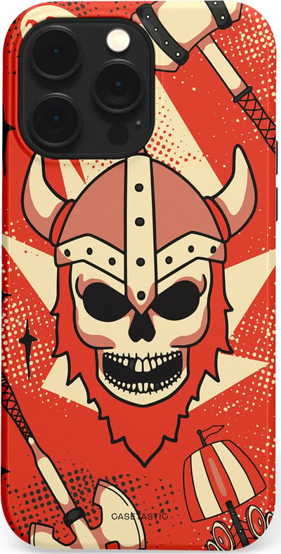 Casetastic Hoesje Geschikt voor Apple iPhone 14 Pro Max Magsafe - Stijlvolle Beschermende Duo-layer Case - Vurige Valhalla