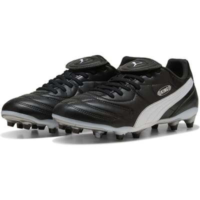 Puma Liga King voetbalschoenen voor heren, stevige zool (Poema Zwart)