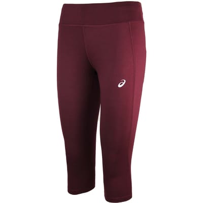 Asics 3/4 dames legging bordeauxrood