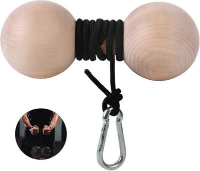 Houten polsroller en onderarmversterker - Grip Strength Trainer en Krachttrainer voor Vingers en Pols