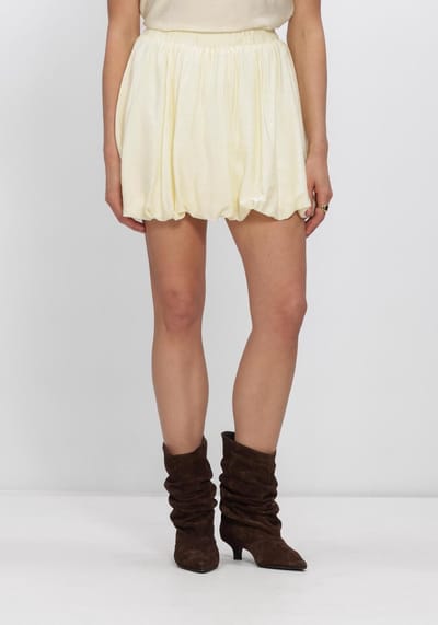 Studio Amaya Dide Skirt Dames - Korte rok - Creme - Maat S