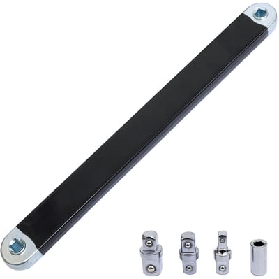 JHUBERS - Ratchet Wrench Extender Set met 3 Adapters - 1/2", 1/4" en 3/8" Vierkante Aandrijving