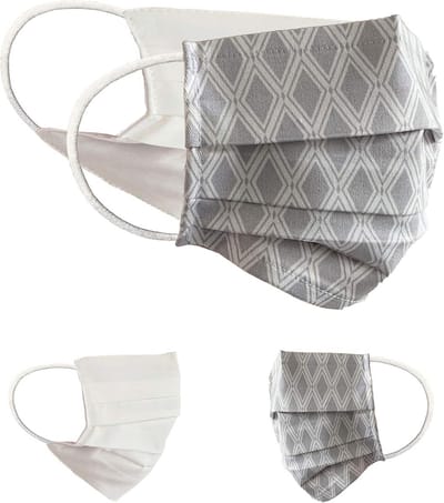 Omkeerbaar Katoenen Mondmasker Set van 2 - Unisex