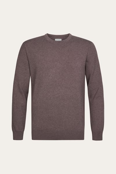 Profuomo Profuomo Pullover Crew Neck Aubergine  L