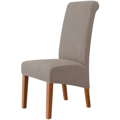 Verdikte Hoge Rug Stoelhoes Grote Kantel Huis Hotel Modern Minimalistisch Elastisch Universeel Eendelig Eettafel en Stoelhoes 38*4*18 cm kaki