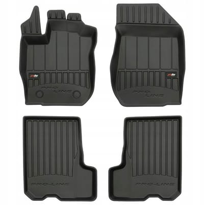 FROGUM 3D - Automatten Set - Perfecte Pasvorm - Geurloos TPE - Hoge 6cm Rand