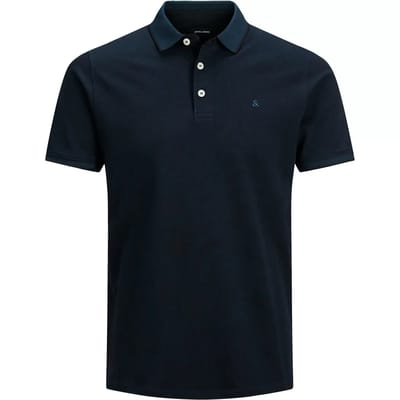 JACK&JONES Maat 2XL PLUS JJEPAULOS POLO SS NOOS PLS Heren Poloshirt
