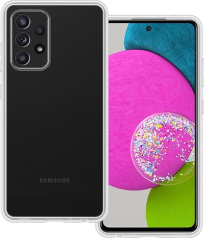 Hoesje Geschikt voor Samsung Galaxy A52s 5G - Sterk & Shockproof - Hoes Cover - Siliconen Case - Transparant