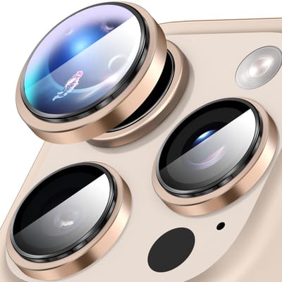 Dailygoody - Camera Lens Protector - Lensbeschermers - HD Glas - Aluminium Frame - Camerabescherming - Geschikt voor iPhone 16 Pro/16 Pro Max ...