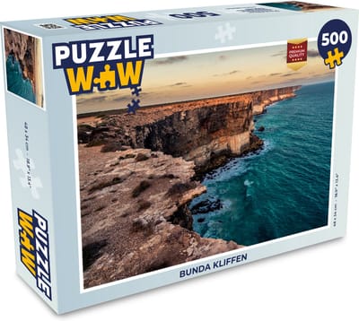 Puzzel Bunda kliffen - Legpuzzel - Puzzel 500 stukjes