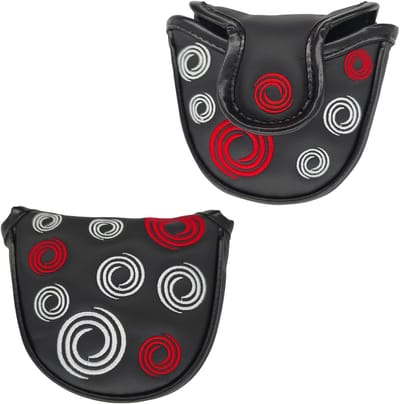 Magnetische putter hoofddeksels - Hammer putter hoofddeksel met cirkel borduursel - Premium magnetische sluiting hemisphere