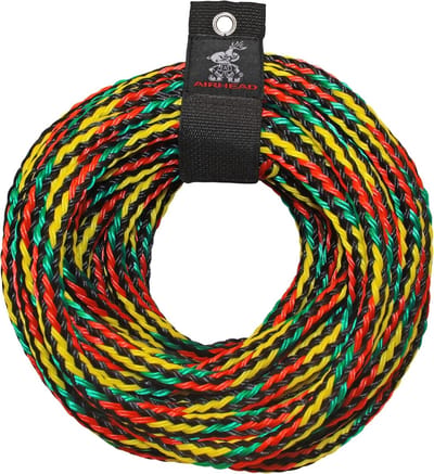 Watersport Touw - Trekkoord Waterski - Tubes Trekken - UV Bestendig Materiaal - 1-4 Personen - Meerkleurig