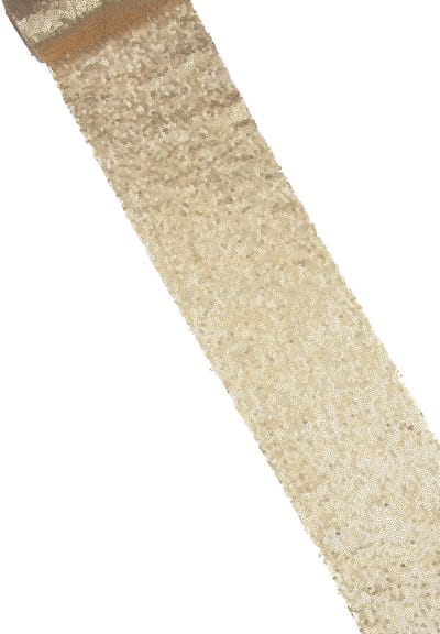 ARTYFETES - Tafelloper champagne pailletten 14 cm x 3 m bruiloft en verjaardag