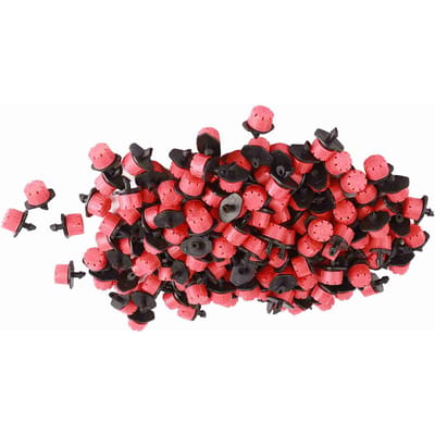 150 stuks Verstelbare Mini Tuinirrigatie Watergift Flow Druppelaar Kop Druppel Bloem Plant Gereedschap 150 pcs