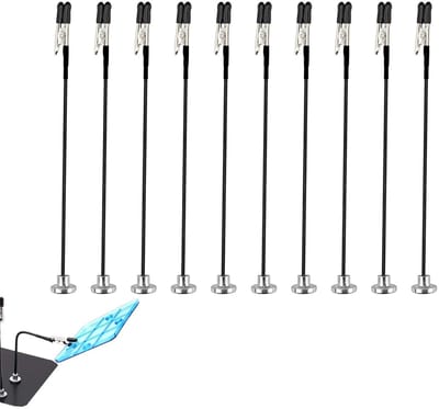 Allecto - Derde hand solderen - Magnetische soldeerhulp - Flexibele armen voor precisie - Krokodillenklemmen - Compact formaat