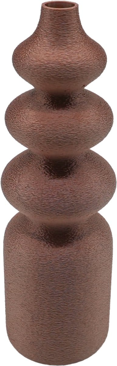Solin 3D vaas - Rose Gold - 20CM - Fuzzy - 3D geprinte vaas - Geschikt voor kunst en droogbloemen