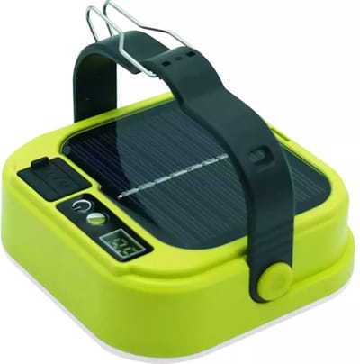 Camping lamp - kampeerlamp - ook als noodlamp bij stroomuitval - powerbank - solar oplaadbaar