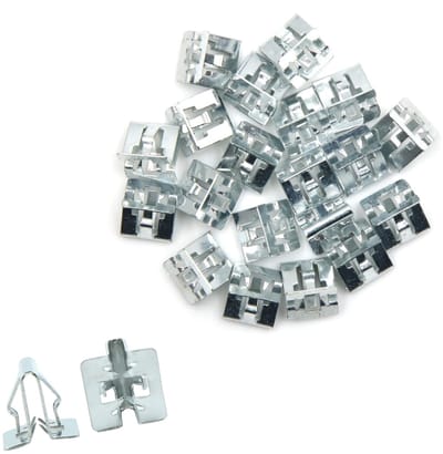 Dailygoods- Clip Set van 20 Stuks - Metalen Klinknagels - Duurzaam - Praktisch - Geschikt voor Auto - Eenvoudige Installatie