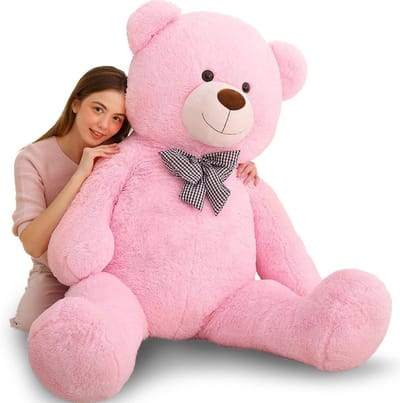 Enorme Teddybeer - Grote Knuffelbeer - Cadeau Geven - Zacht en Behaaglijk - 150 cm - Roze