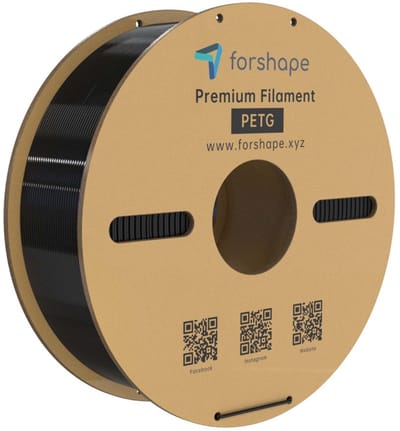 Forschape Premium PETG Filament 1.75mm – Hoge Sterkte, Gladde Afwerking & Makkelijk te Printen | 3D-Printer Materiaal Rol