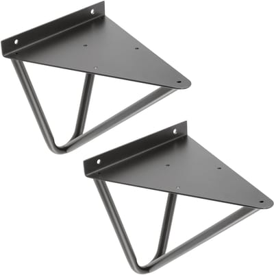 1 Paar Plankconsoles RK14 zwart Schapdrager Plankdrager Planksteun Regalhalter van SOTECH